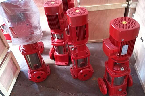 10 vertical multi-stage fire pump sets sent to Arabia!